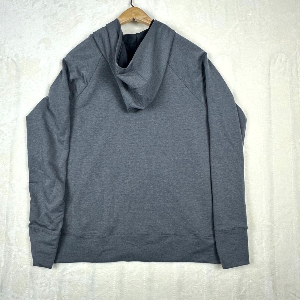 Under Armour Women's Full Zip Hoodie L Loose Fit Gray UA Logo NWT Athleisure - Picture 3 of 11